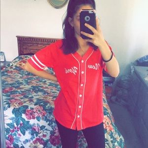 “NEW YORK” Pink Forever 21 Jersey